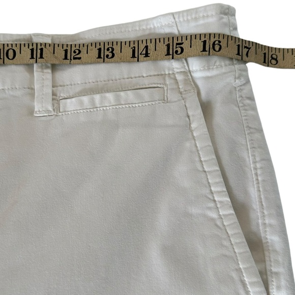 EVERLANE ORGANIC COTTON WHITE STRAIGHT LEG CROP PANTS SIZE 12 - Picture 10 of 13